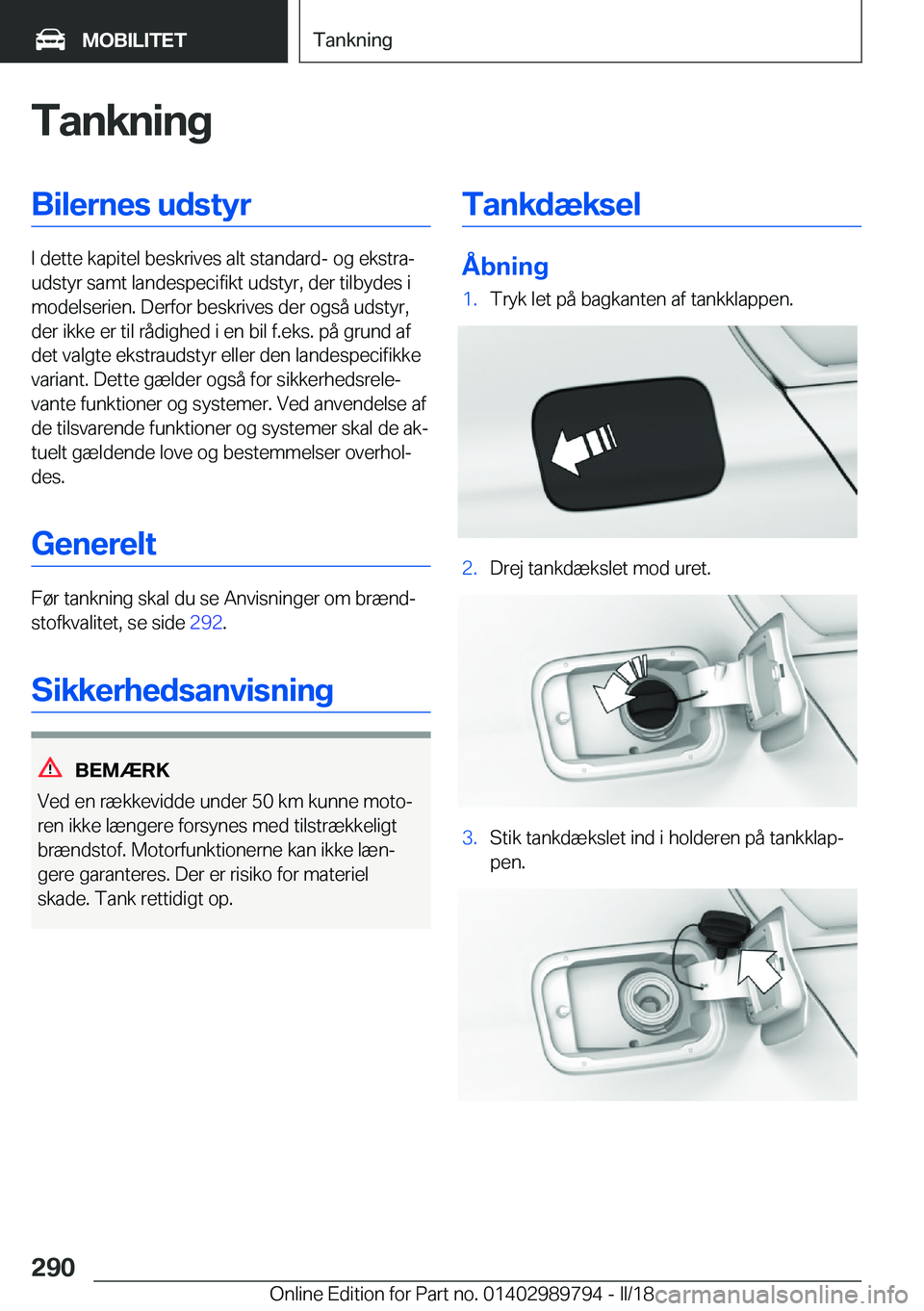 BMW M5 2018  InstruktionsbØger (in Danish) �T�a�n�k�n�i�n�g�B�i�l�e�r�n�e�s��u�d�s�t�y�r
�I� �d�e�t�t�e� �k�a�p�i�t�e�l� �b�e�s�k�r�i�v�e�s� �a�l�t� �s�t�a�n�d�a�r�d�-� �o�g� �e�k�s�t�r�aj
�u�d�s�t�y�r� �s�a�m�t� �l�a�n�d�e�s�p�e�c�i�f�i�k�t
