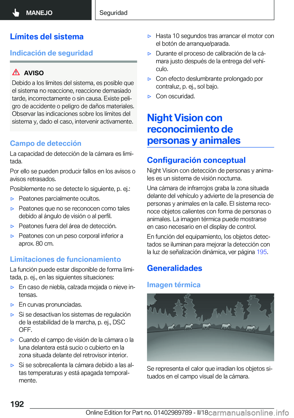 BMW M5 2018  Manuales de Empleo (in Spanish) �L�