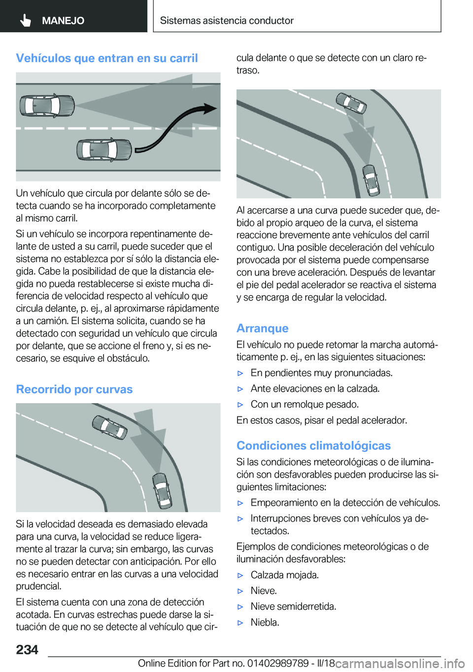 BMW M5 2018  Manuales de Empleo (in Spanish) �V�e�h�