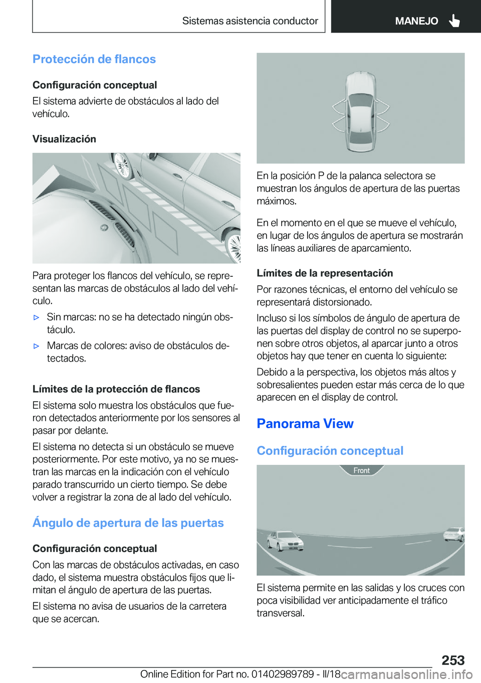 BMW M5 2018  Manuales de Empleo (in Spanish) �P�r�o�t�e�c�c�i�