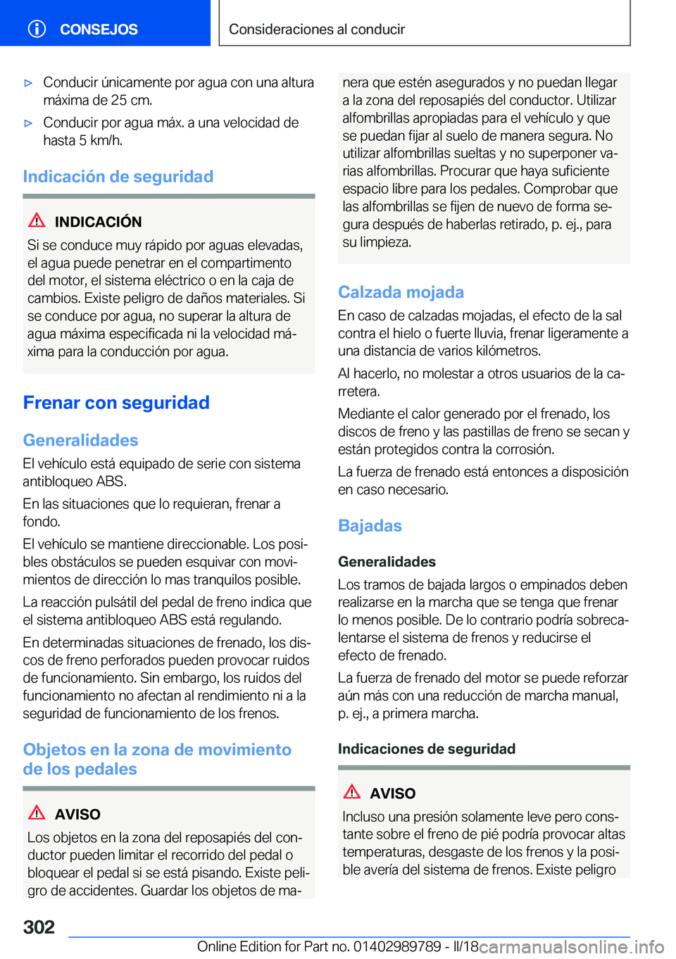 BMW M5 2018  Manuales de Empleo (in Spanish) 'x�C�o�n�d�u�c�i�r� �