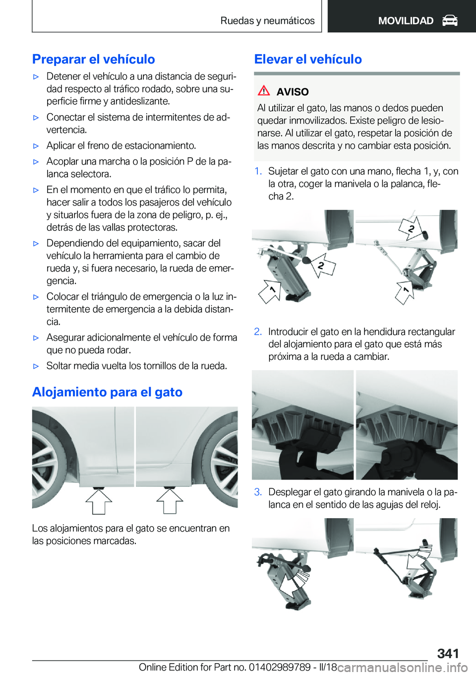 BMW M5 2018  Manuales de Empleo (in Spanish) �P�r�e�p�a�r�a�r��e�l��v�e�h�