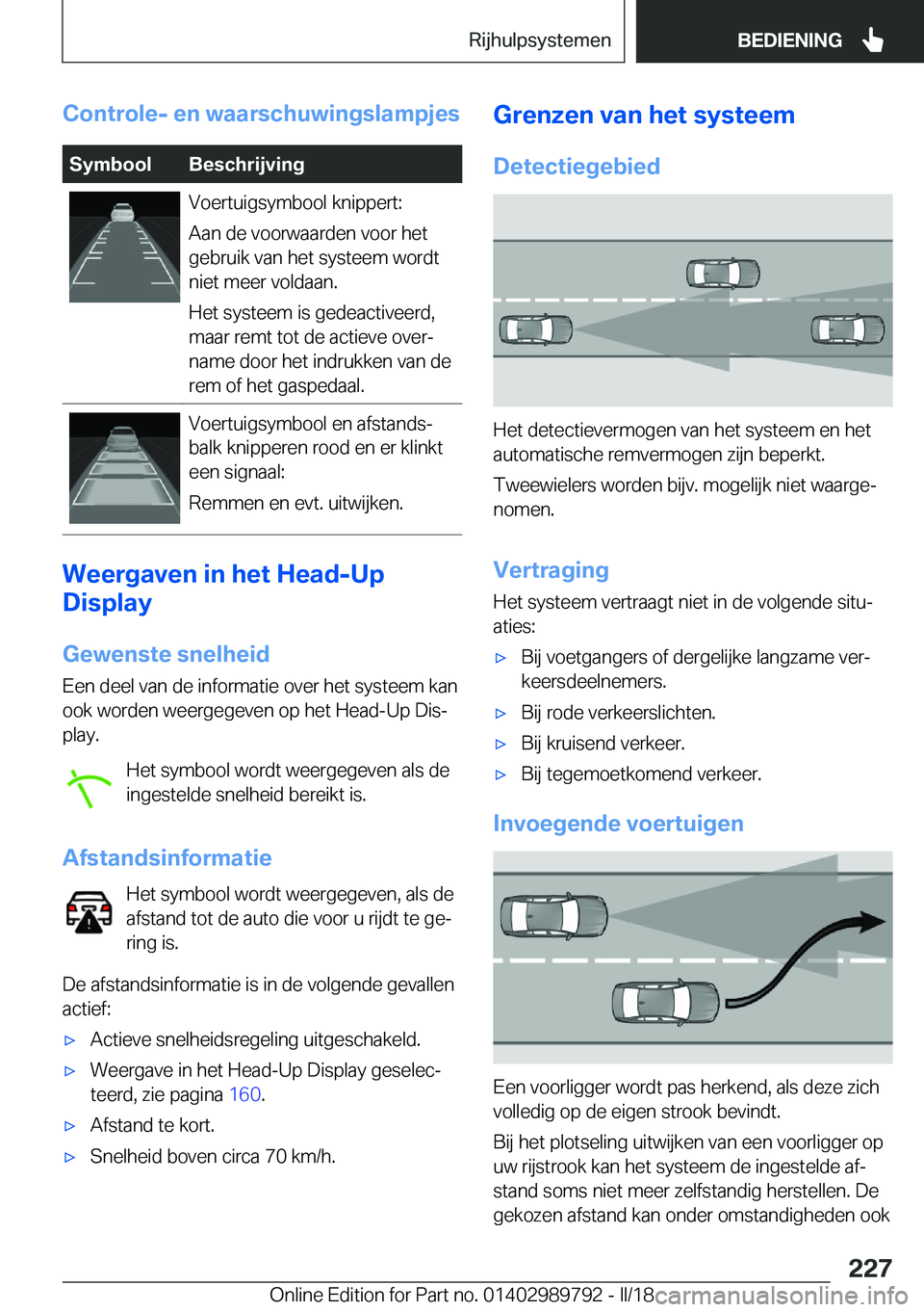 BMW M5 2018  Instructieboekjes (in Dutch) �C�o�n�t�r�o�l�e�-��e�n��w�a�a�r�s�c�h�u�w�i�n�g�s�l�a�m�p�j�e�s�S�y�m�b�o�o�l�B�e�s�c�h�r�i�j�v�i�n�g�V�o�e�r�t�u�i�g�s�y�m�b�o�o�l� �k�n�i�p�p�e�r�t�:
�A�a�n� �d�e� �v�o�o�r�w�a�a�r�d�e�n� �v�o�o�