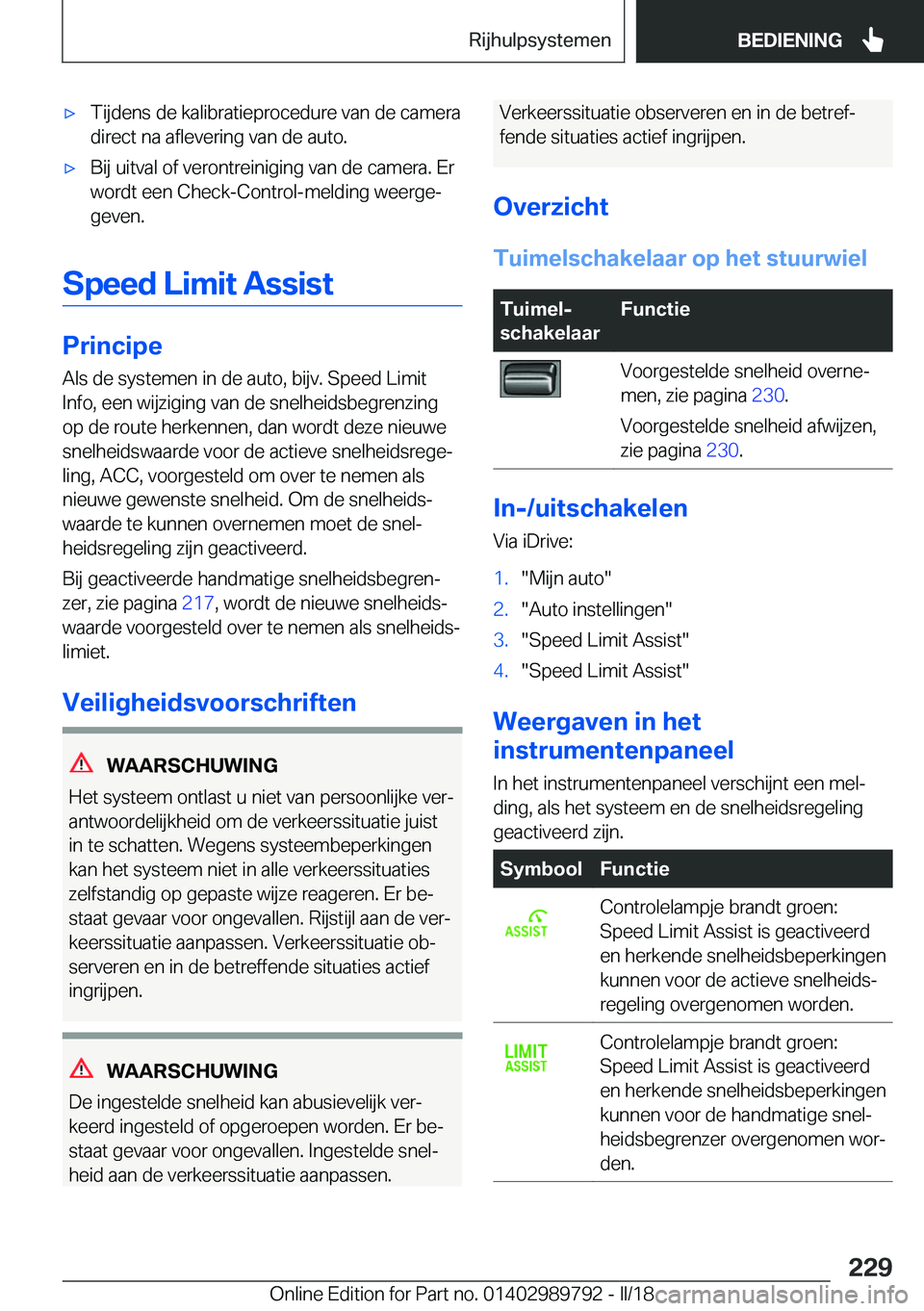BMW M5 2018  Instructieboekjes (in Dutch) 'x�T�i�j�d�e�n�s� �d�e� �k�a�l�i�b�r�a�t�i�e�p�r�o�c�e�d�u�r�e� �v�a�n� �d�e� �c�a�m�e�r�a
�d�i�r�e�c�t� �n�a� �a�f�l�e�v�e�r�i�n�g� �v�a�n� �d�e� �a�u�t�o�.'x�B�i�j� �u�i�t�v�a�l� �o�f� �v�e�