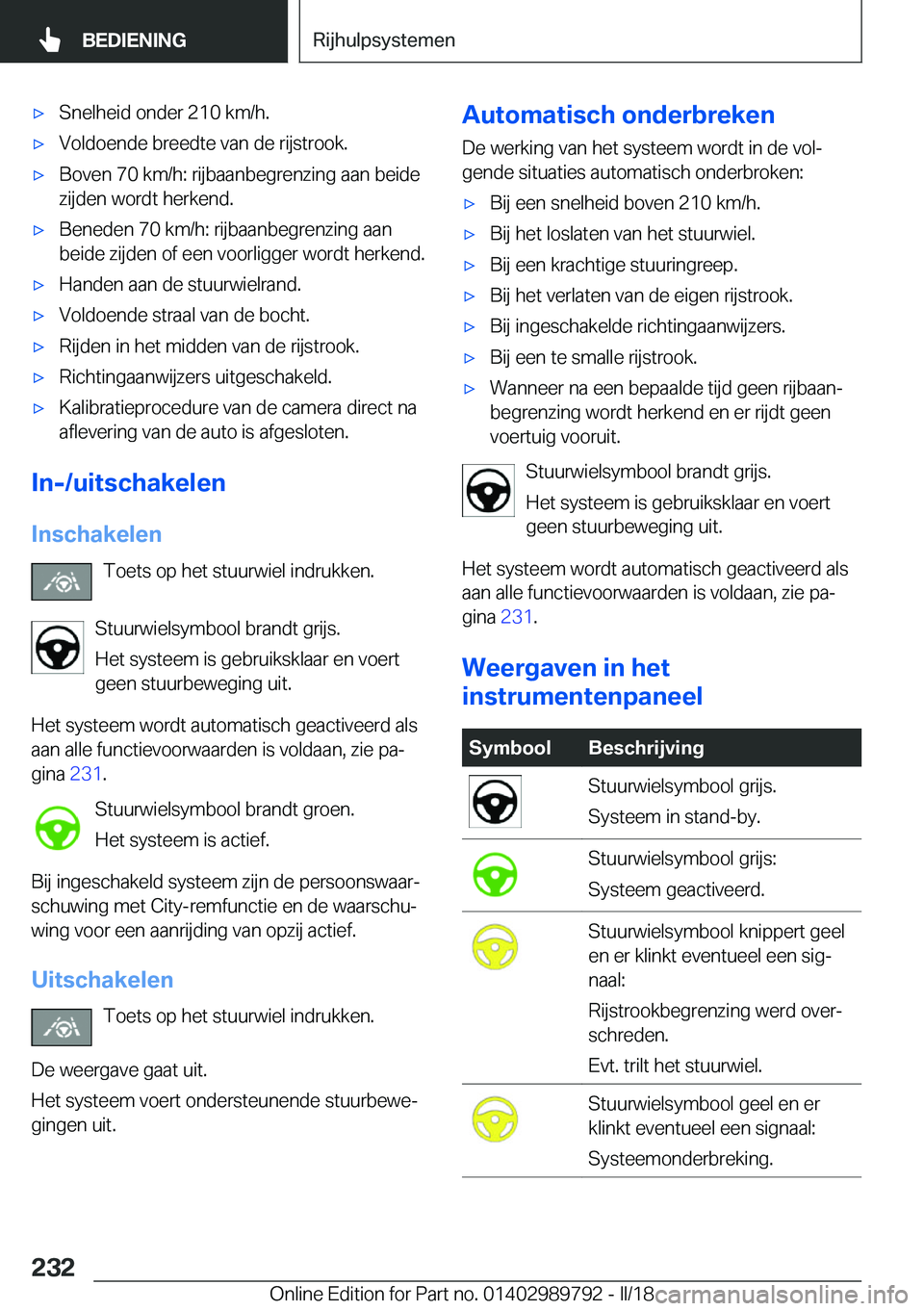 BMW M5 2018  Instructieboekjes (in Dutch) 'x�S�n�e�l�h�e�i�d� �o�n�d�e�r� �2�1�0� �k�m�/�h�.'x�V�o�l�d�o�e�n�d�e� �b�r�e�e�d�t�e� �v�a�n� �d�e� �r�i�j�s�t�r�o�o�k�.'x�B�o�v�e�n� �7�0� �k�m�/�h�:� �r�i�j�b�a�a�n�b�e�g�r�e�n�z�i�n�g