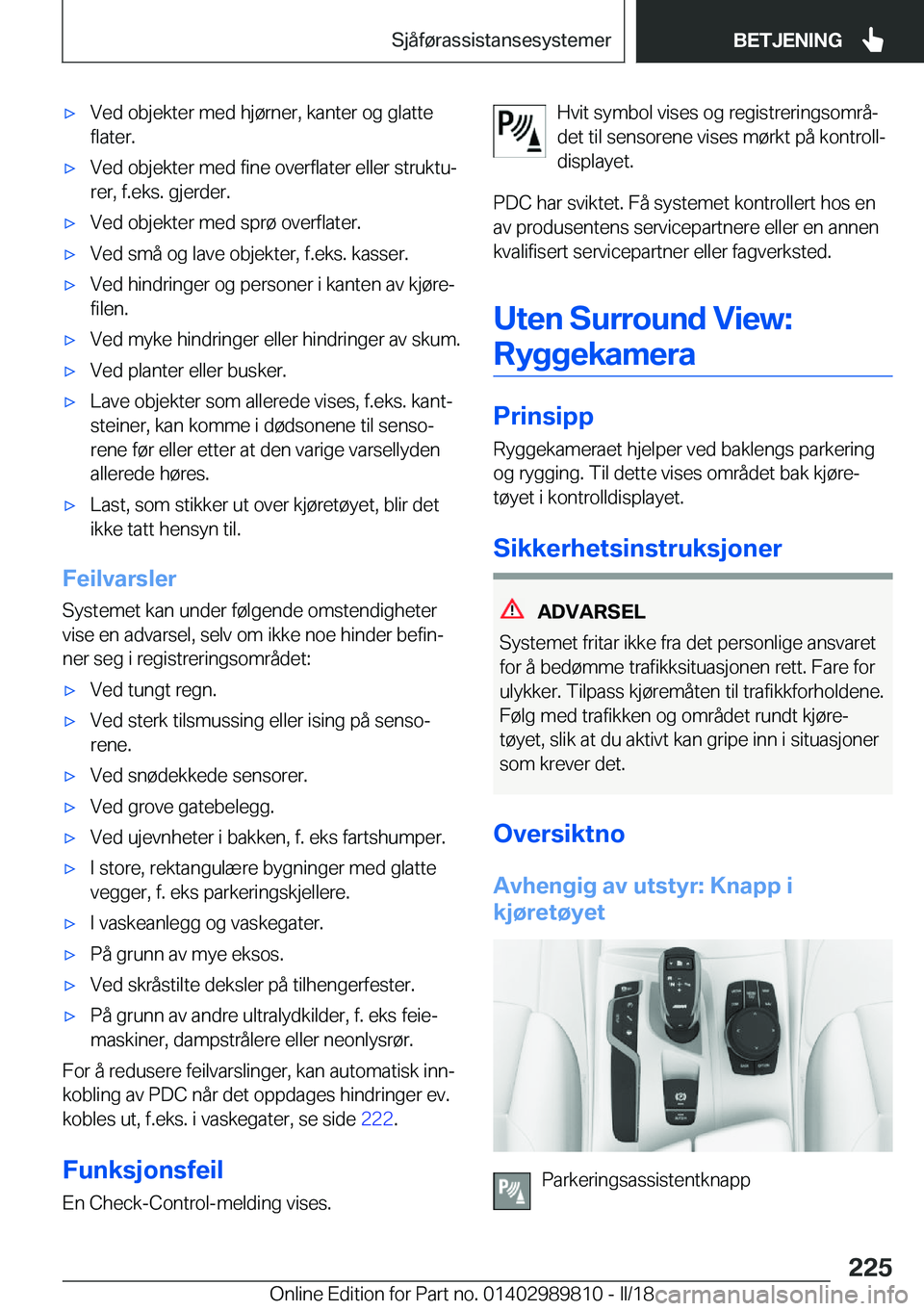 BMW M5 2018  InstruksjonsbØker (in Norwegian) 'x�V�e�d� �o�b�j�e�k�t�e�r� �m�e�d� �h�j�