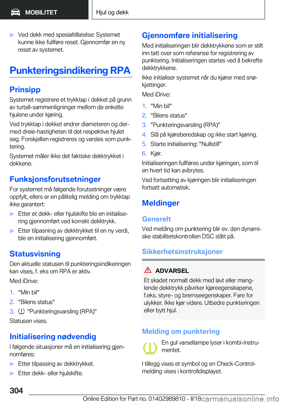 BMW M5 2018  InstruksjonsbØker (in Norwegian) 'x�V�e�d� �d�e�k�k� �m�e�d� �s�p�e�s�i�a�l�t�i�l�l�a�t�e�l�s�e�:� �S�y�s�t�e�m�e�t�k�u�n�n�e� �i�k�k�e� �f�u�l�l�f�