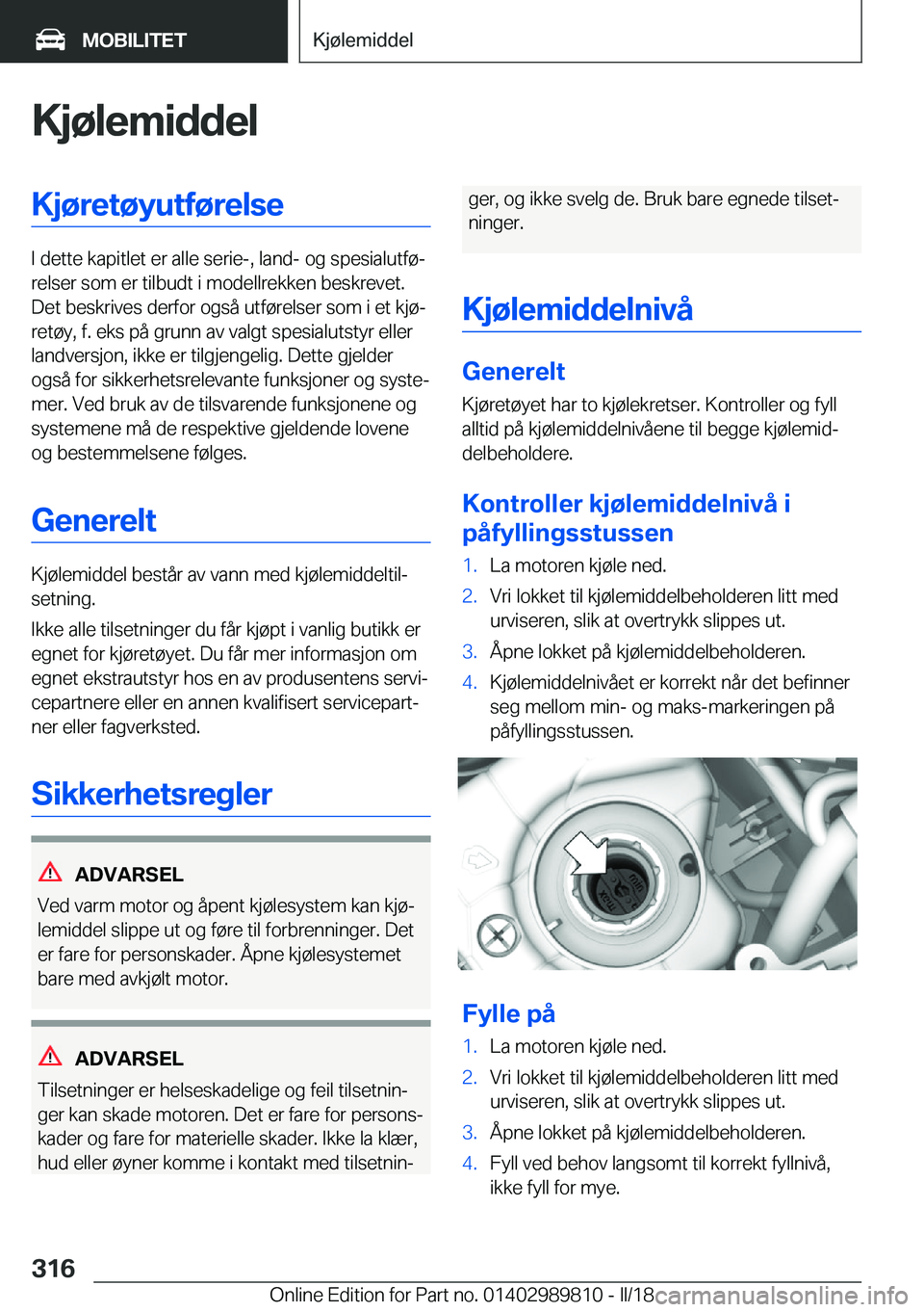 BMW M5 2018  InstruksjonsbØker (in Norwegian) �K�j�