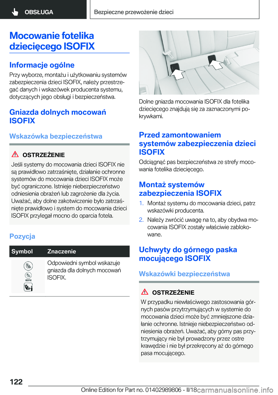 BMW M5 2018  Instrukcja obsługi (in Polish) �M�o�c�o�w�a�n�i�e��f�o�t�e�l�i�k�a�d�z�i�e�c�i�
