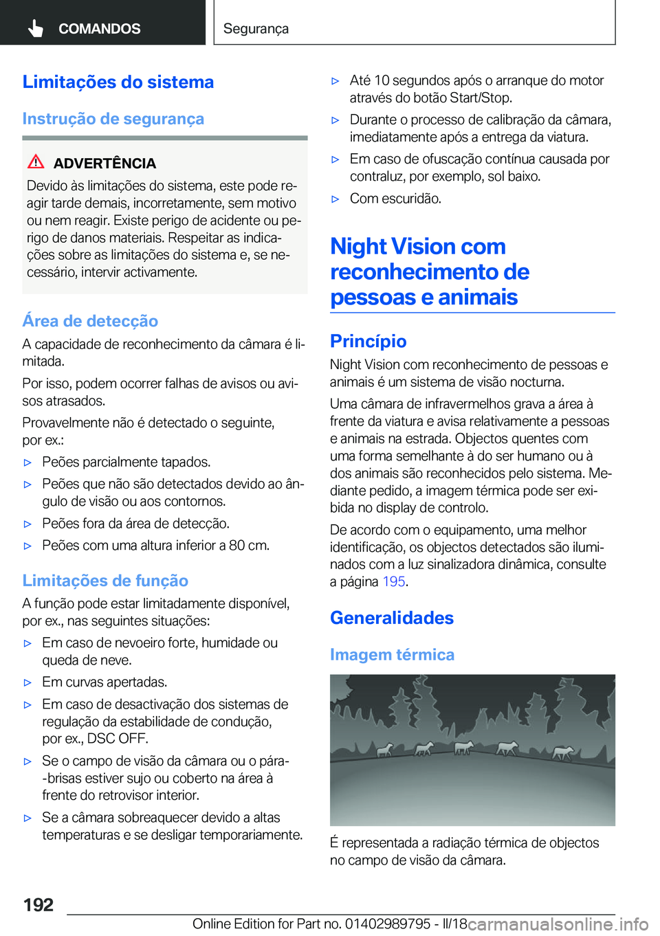 BMW M5 2018  Manual do condutor (in Portuguese) �L�i�m�i�t�a�