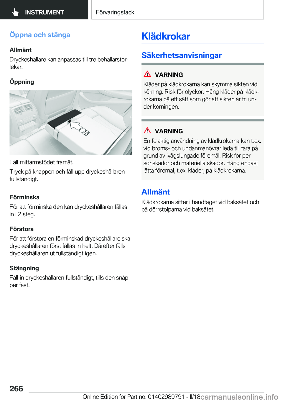 BMW M5 2018  InstruktionsbÖcker (in Swedish) �