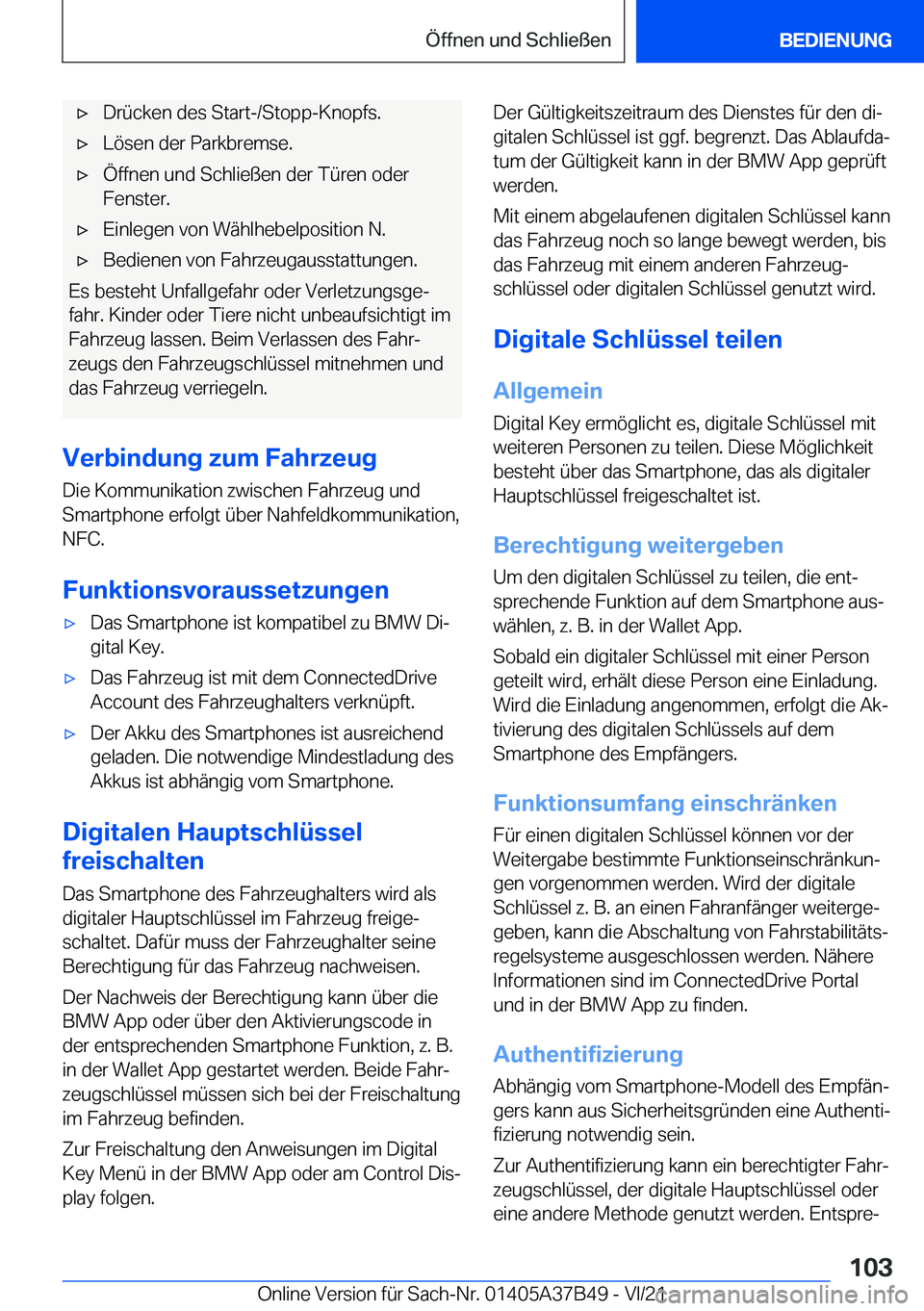 BMW M8 2022  Betriebsanleitungen (in German) 'x�D�r�