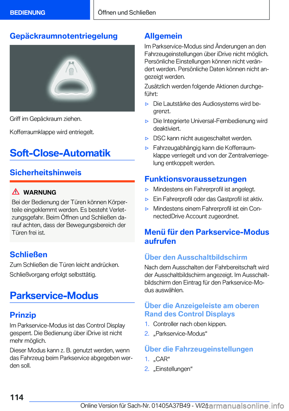 BMW M8 2022  Betriebsanleitungen (in German) �G�e�p�