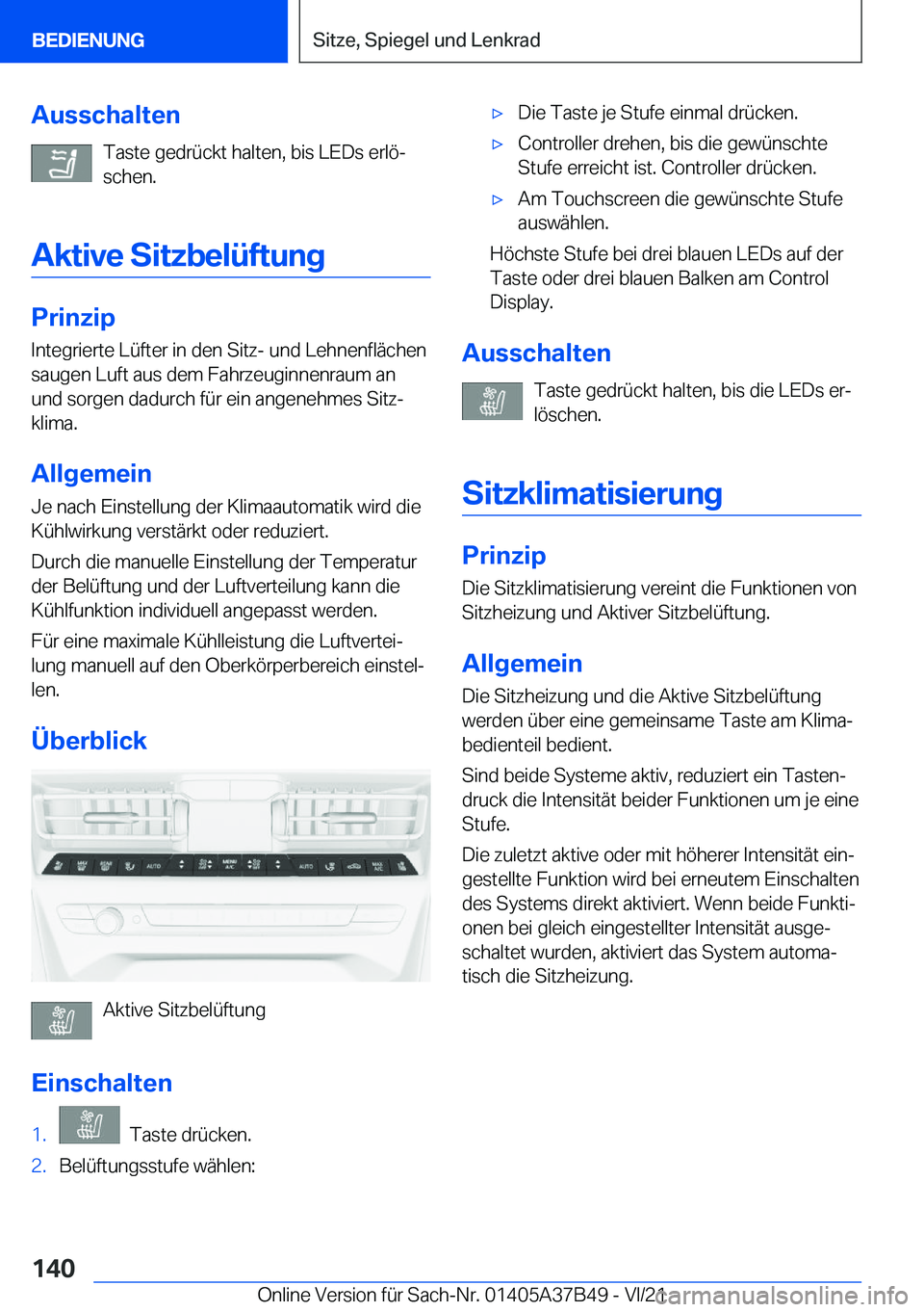 BMW M8 2022  Betriebsanleitungen (in German) �A�u�s�s�c�h�a�l�t�e�n�T�a�s�t�e��g�e�d�r�