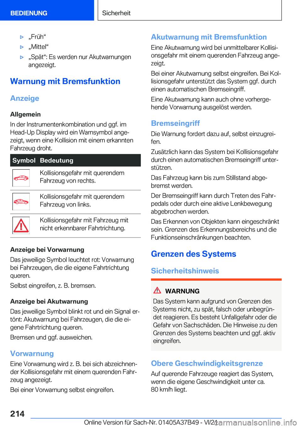 BMW M8 2022  Betriebsanleitungen (in German) 'xx�F�r�