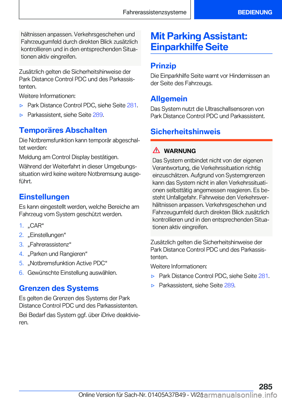 BMW M8 2022  Betriebsanleitungen (in German) �h�