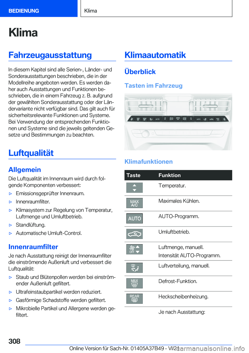 BMW M8 2022  Betriebsanleitungen (in German) �K�l�i�m�a�F�a�h�r�z�e�u�g�a�u�s�s�t�a�t�t�u�n�g
�I�n��d�i�e�s�e�m��K�a�p�i�t�e�l��s�i�n�d��a�l�l�e��S�e�r�i�e�n�-�,��L�