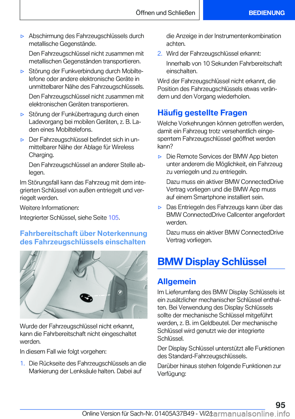 BMW M8 2022  Betriebsanleitungen (in German) 'x�A�b�s�c�h�i�r�m�u�n�g��d�e�s��F�a�h�r�z�e�u�g�s�c�h�l�