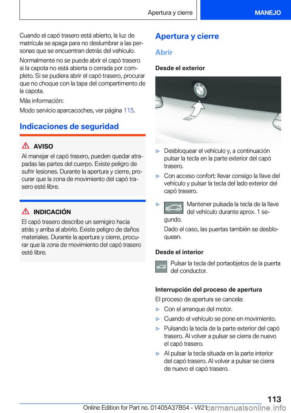 BMW M8 2022  Manuales de Empleo (in Spanish) �C�u�a�n�d�o��e�l��c�a�p�