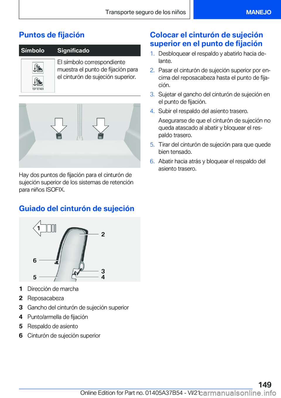 BMW M8 2022  Manuales de Empleo (in Spanish) �P�u�n�t�o�s��d�e��f�i�j�a�c�i�