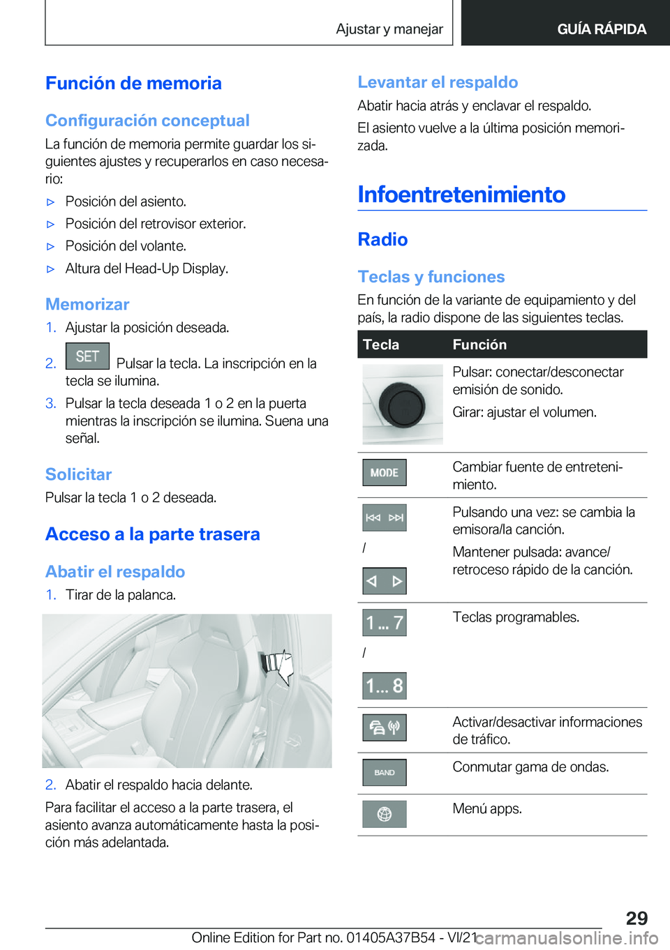 BMW M8 2022  Manuales de Empleo (in Spanish) �F�u�n�c�i�