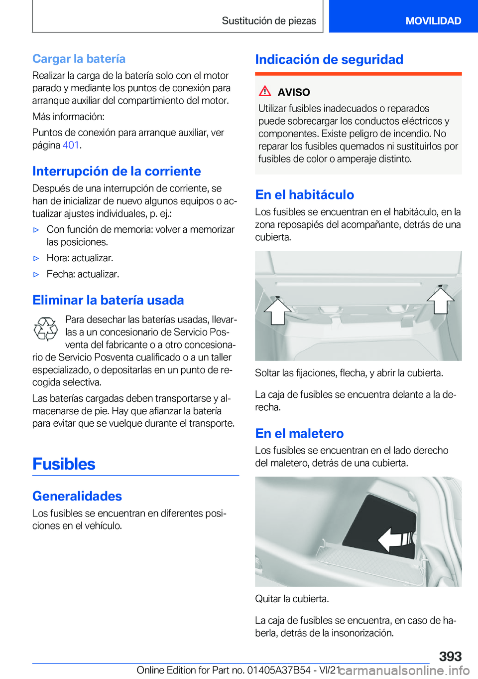 BMW M8 2022  Manuales de Empleo (in Spanish) �C�a�r�g�a�r��l�a��b�a�t�e�r�