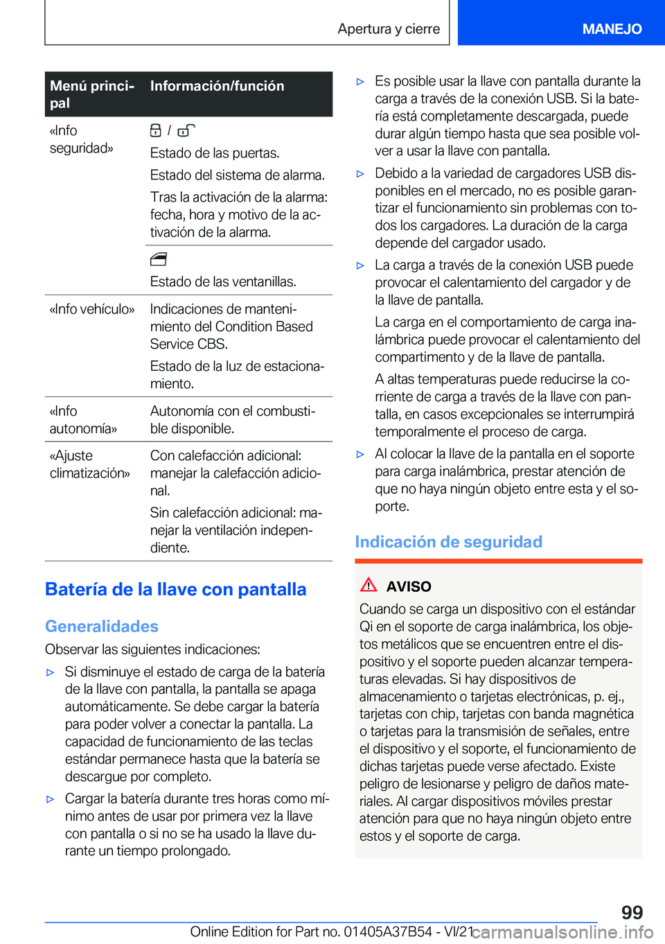 BMW M8 2022  Manuales de Empleo (in Spanish) �M�e�n�