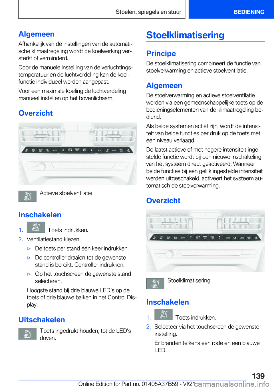 BMW M8 2022  Instructieboekjes (in Dutch) �A�l�g�e�m�e�e�n
�A�f�h�a�n�k�e�l�i�j�k��v�a�n��d�e��i�n�s�t�e�l�l�i�n�g�e�n��v�a�n��d�e��a�u�t�o�m�a�t�ij
�s�c�h�e��k�l�i�m�a�a�t�r�e�g�e�l�i�n�g��w�o�r�d�t��d�e��k�o�e�l�w�e�r�k�i�n�g��v