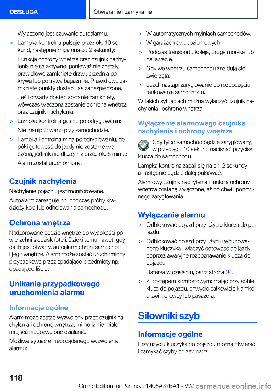 BMW M8 2022  Instrukcja obsługi (in Polish) �W�y�ł�