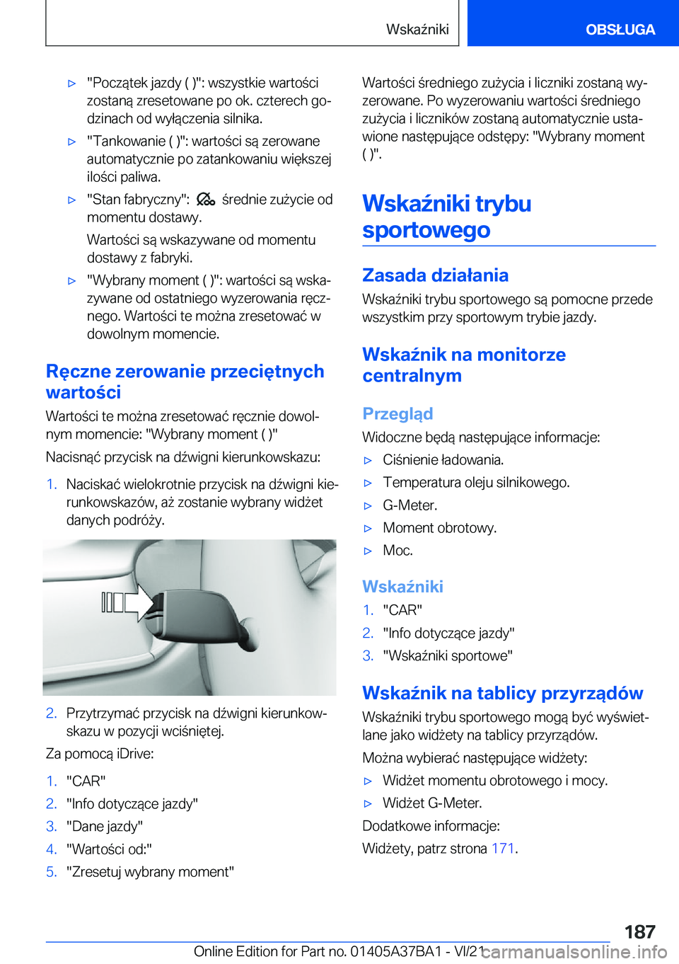 BMW M8 2022  Instrukcja obsługi (in Polish) 'x��P�o�c�z�