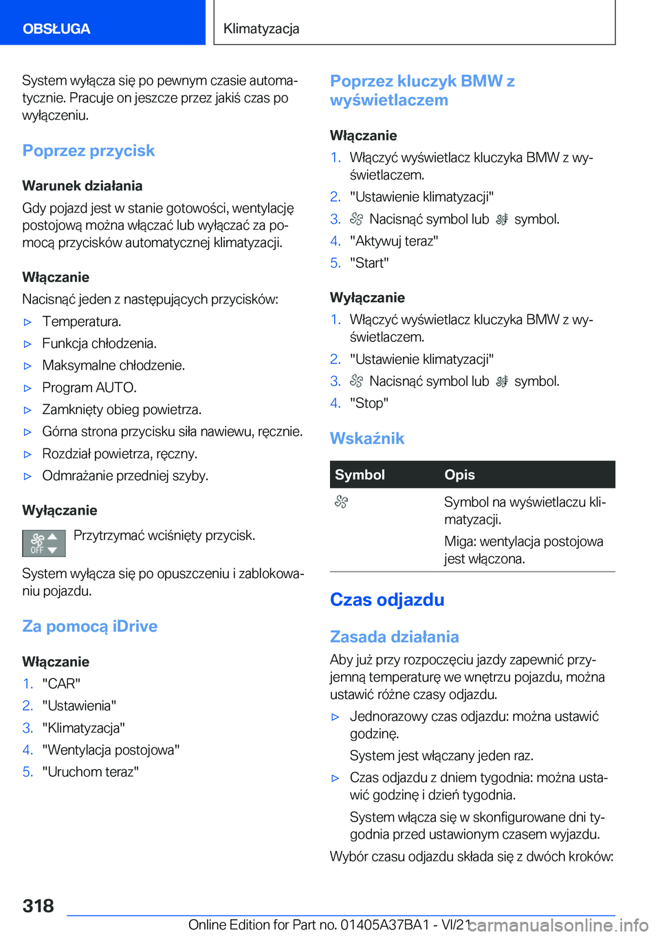 BMW M8 2022  Instrukcja obsługi (in Polish) �S�y�s�t�e�m��w�y�ł�