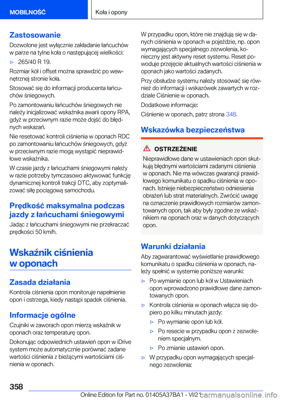 BMW M8 2022  Instrukcja obsługi (in Polish) �Z�a�s�t�o�s�o�w�a�n�i�e
�D�o�z�w�o�l�o�n�e��j�e�s�t��w�y�ł�