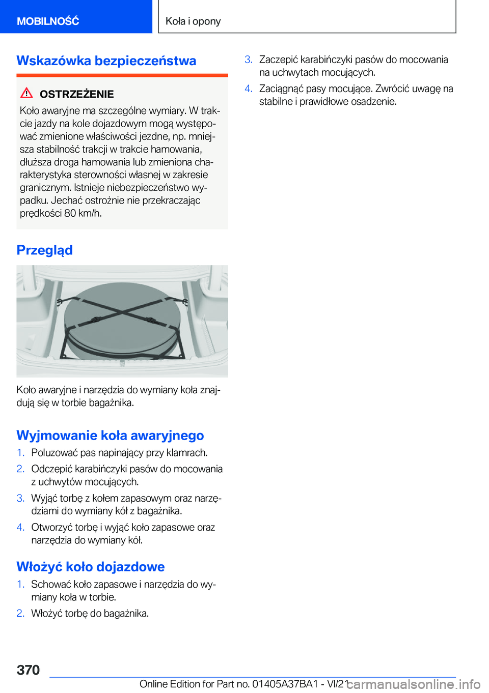 BMW M8 2022  Instrukcja obsługi (in Polish) �W�s�k�a�z�