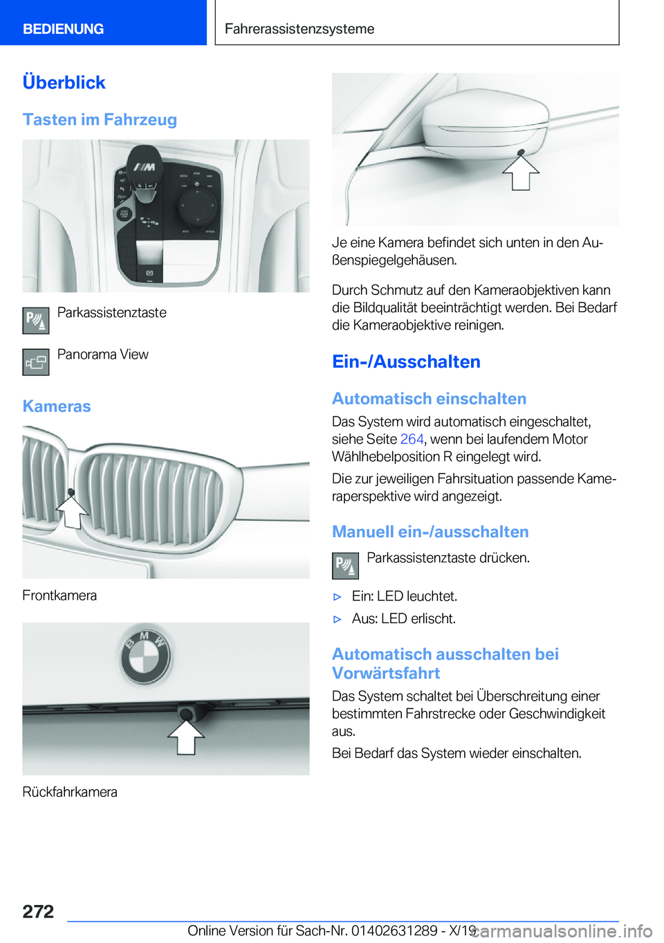BMW M8 2020  Betriebsanleitungen (in German) �