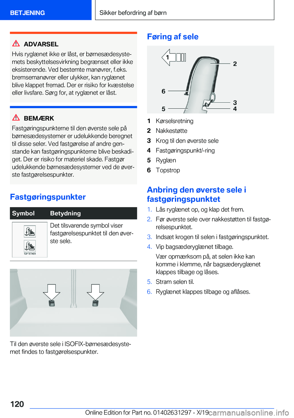 BMW M8 2020  InstruktionsbØger (in Danish) �A�D�V�A�R�S�E�L
�H�v�i�s��r�y�g�l�æ�n�e�t��i�k�k�e��e�r��l�å�s�t�,��e�r��b�