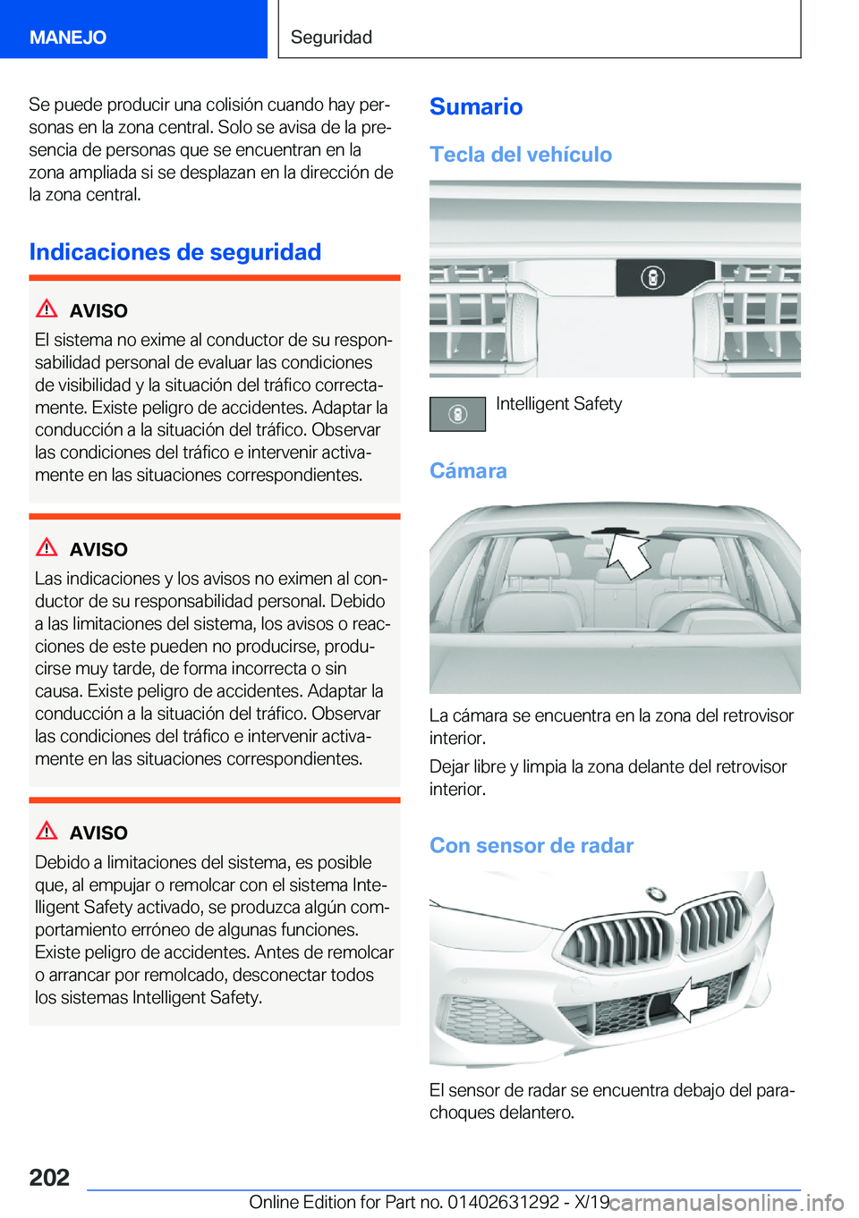 BMW M8 2020  Manuales de Empleo (in Spanish) �S�e��p�u�e�d�e��p�r�o�d�u�c�i�r��u�n�a��c�o�l�i�s�i�