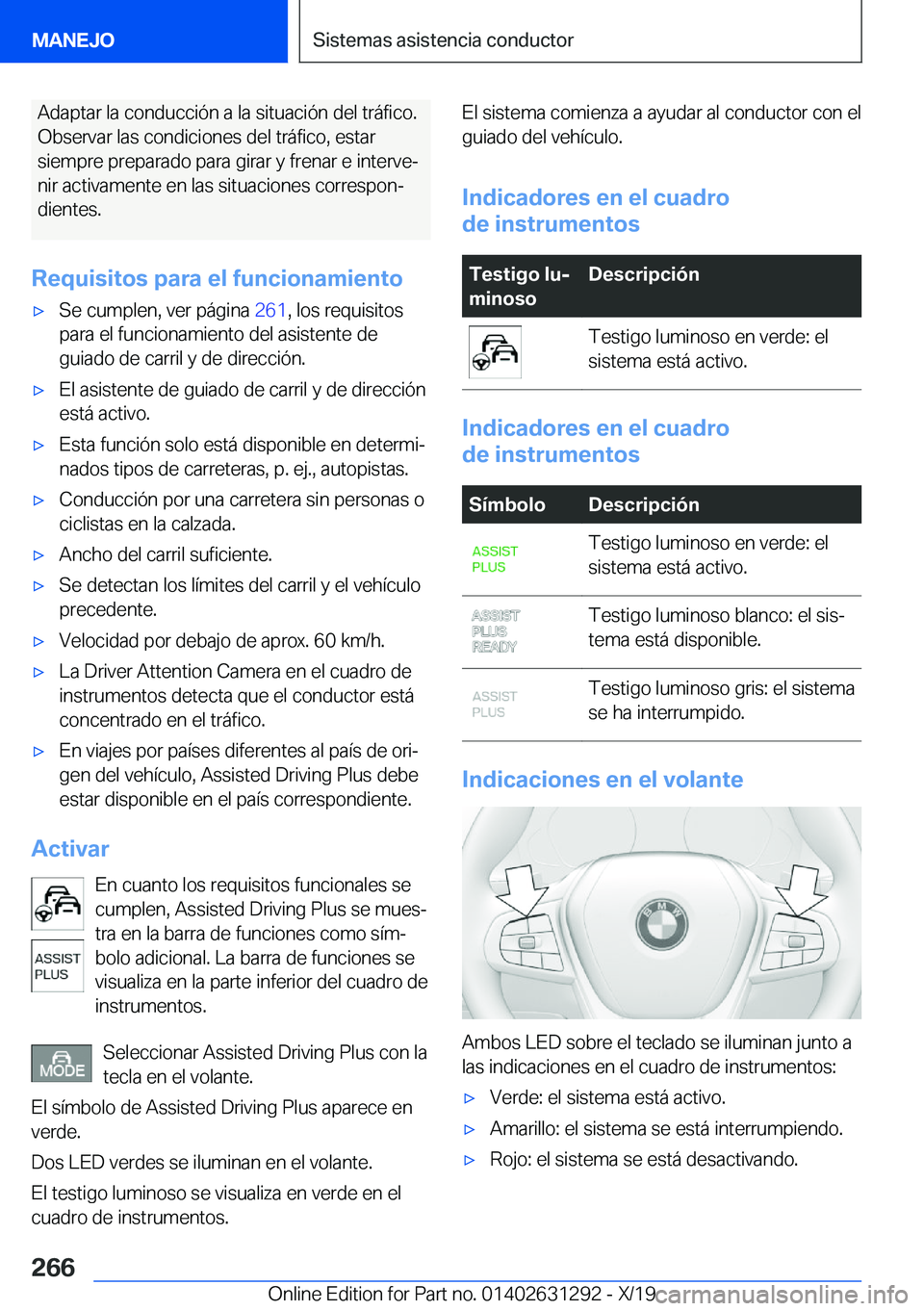 BMW M8 2020  Manuales de Empleo (in Spanish) �A�d�a�p�t�a�r��l�a��c�o�n�d�u�c�c�i�