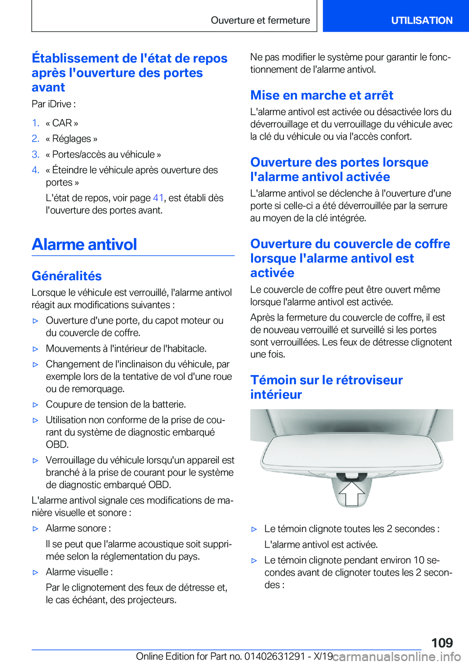 BMW M8 2020  Notices Demploi (in French) �
