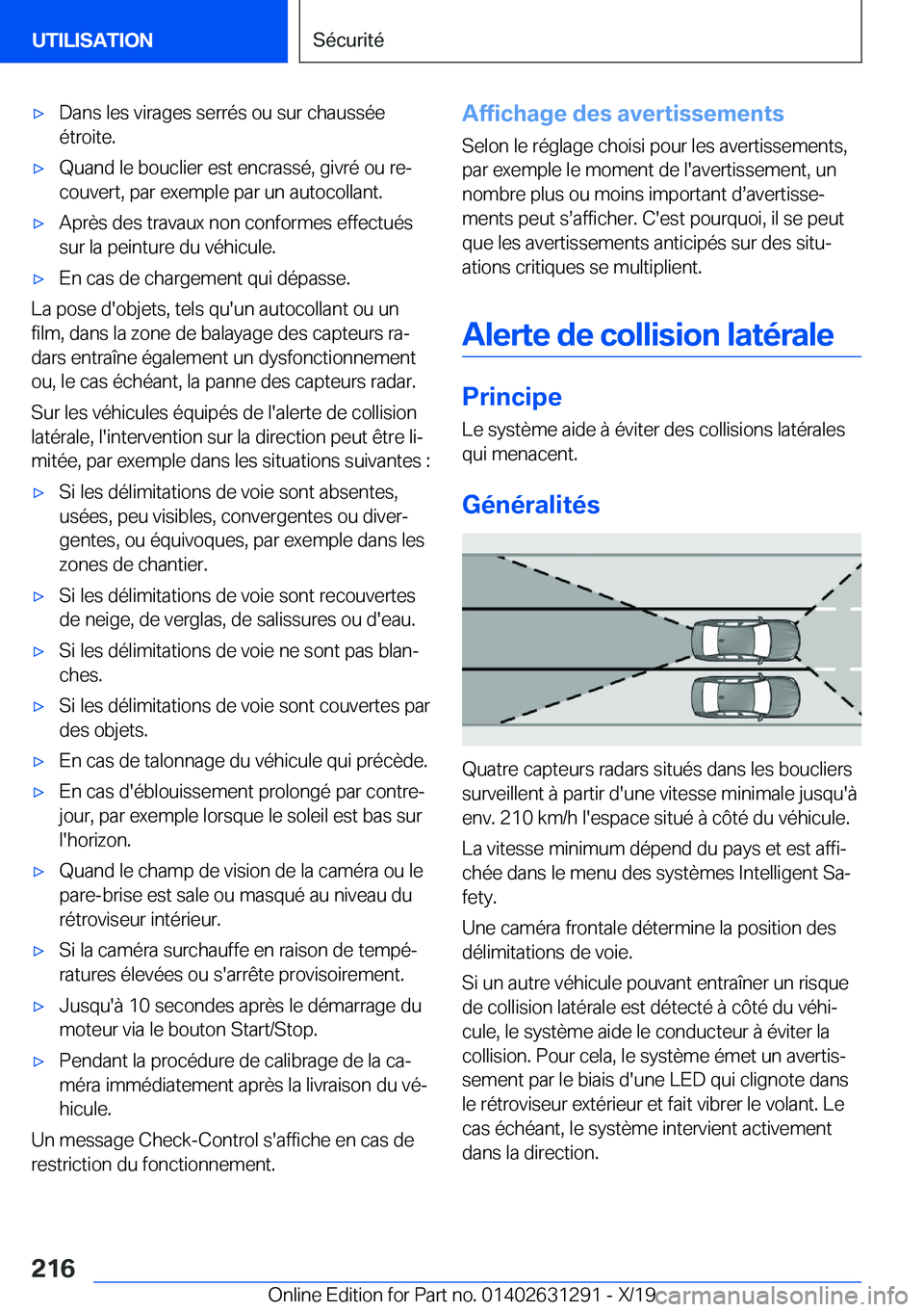BMW M8 2020  Notices Demploi (in French) 'x�D�a�n�s��l�e�s��v�i�r�a�g�e�s��s�e�r�r�é�s��o�u��s�u�r��c�h�a�u�s�s�é�e
�é�t�r�o�i�t�e�.'x�Q�u�a�n�d��l�e��b�o�u�c�l�i�e�r��e�s�t��e�n�c�r�a�s�s�é�,��g�i�v�r�é��o�u��r�ej