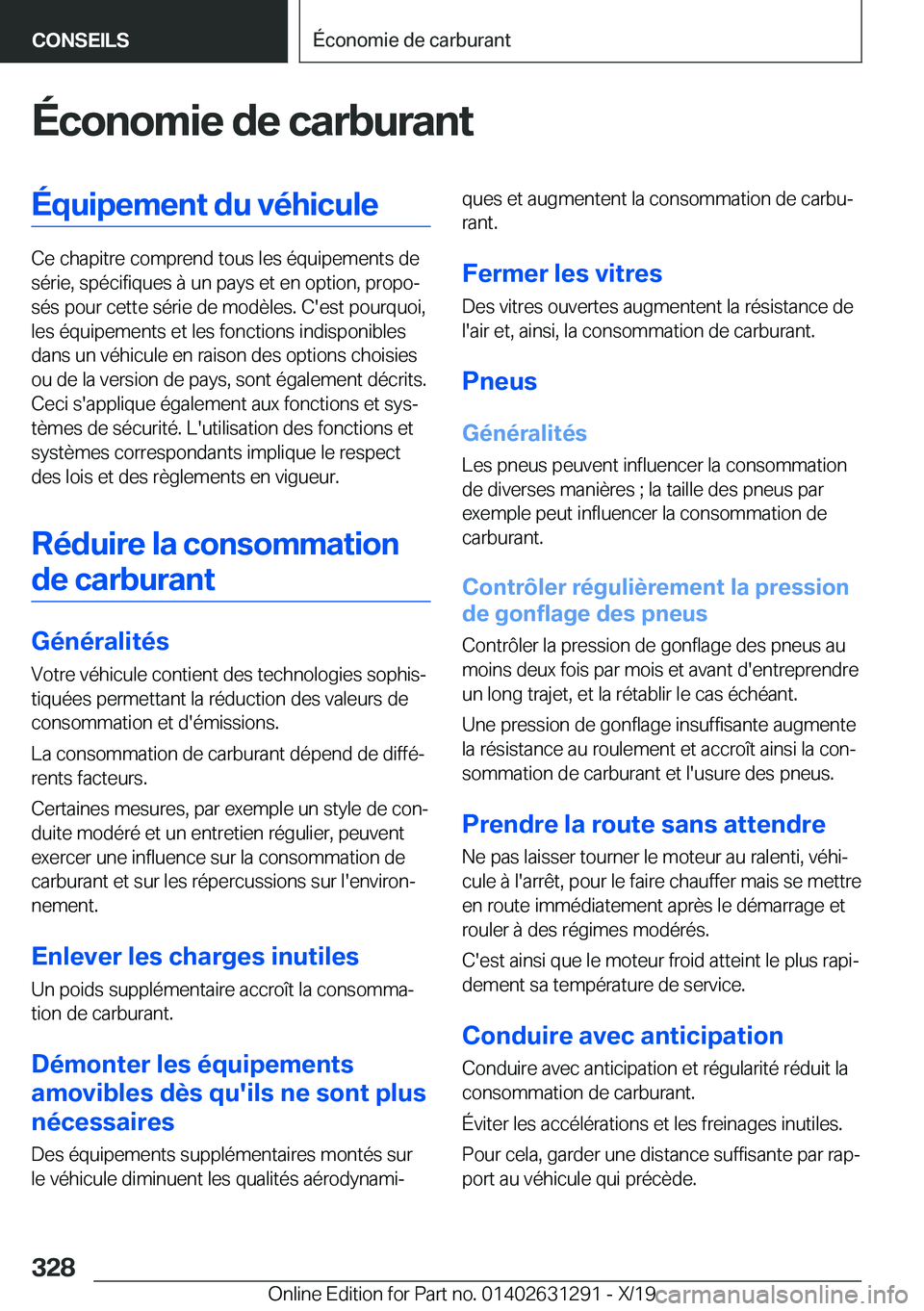 BMW M8 2020  Notices Demploi (in French) �