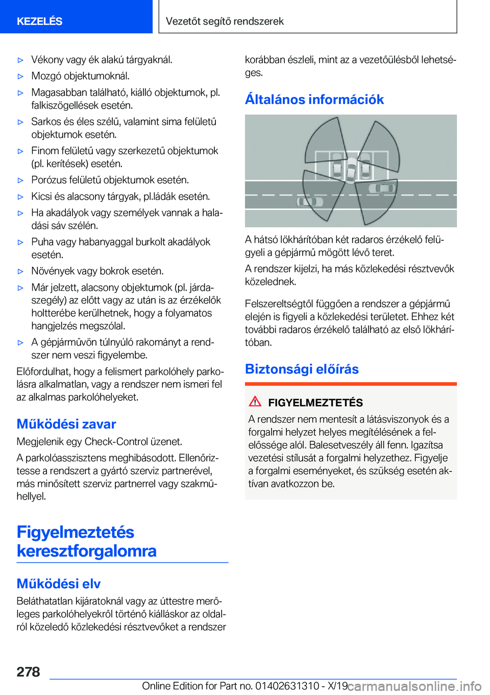 BMW M8 2020  Kezelési útmutató (in Hungarian) 'x�V�