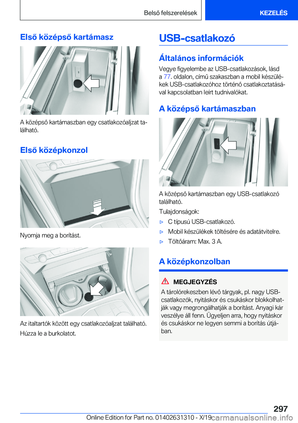 BMW M8 2020  Kezelési útmutató (in Hungarian) �E�l�s�
