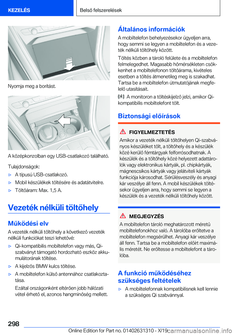 BMW M8 2020  Kezelési útmutató (in Hungarian) �N�y�o�m�j�a��m�e�g��a��b�o�r�