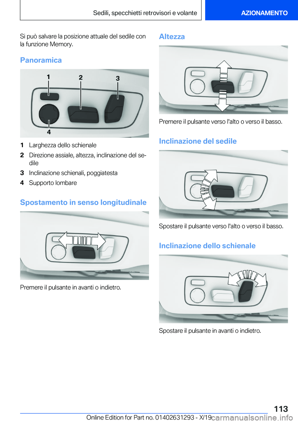BMW M8 2020  Libretti Di Uso E manutenzione (in Italian) �S�i��p�u�