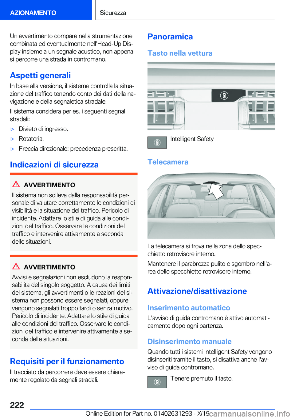 BMW M8 2020  Libretti Di Uso E manutenzione (in Italian) �U�n��a�v�v�e�r�t�i�m�e�n�t�o��c�o�m�p�a�r�e��n�e�l�l�a��s�t�r�u�m�e�n�t�a�z�i�o�n�e
�c�o�m�b�i�n�a�t�a��e�d��e�v�e�n�t�u�a�l�m�e�n�t�e��n�e�l�l�'�H�e�a�d�-�U�p��D�i�sª �p�l�a�y��i�n�s�