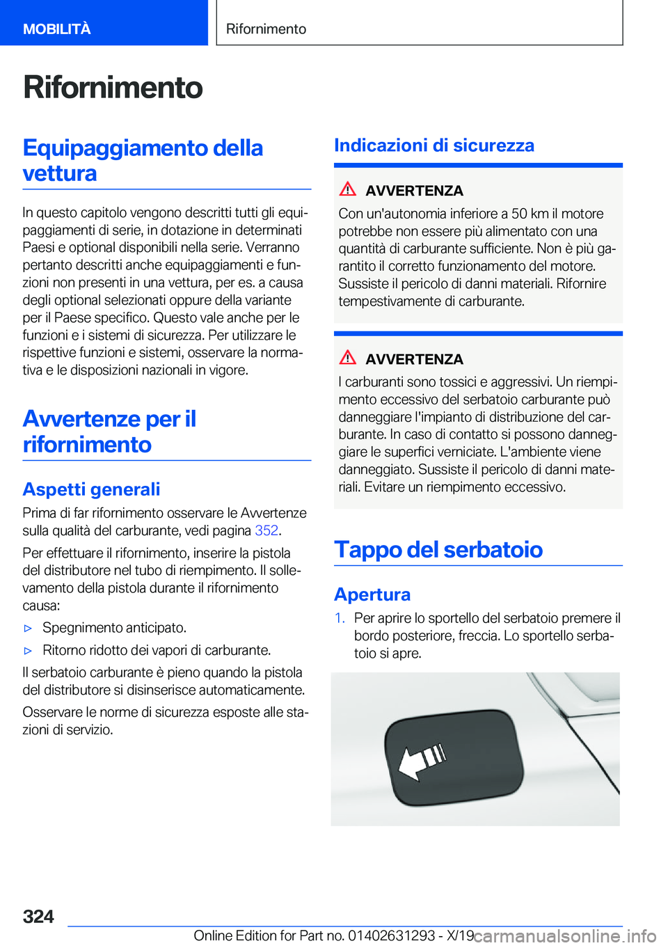 BMW M8 2020  Libretti Di Uso E manutenzione (in Italian) �R�i�f�o�r�n�i�m�e�n�t�o�E�q�u�i�p�a�g�g�i�a�m�e�n�t�o��d�e�l�l�a�v�e�t�t�u�r�a
�I�n��q�u�e�s�t�o��c�a�p�i�t�o�l�o��v�e�n�g�o�n�o��d�e�s�c�r�i�t�t�i��t�u�t�t�i��g�l�i��e�q�u�iª
�p�a�g�g�i�a�