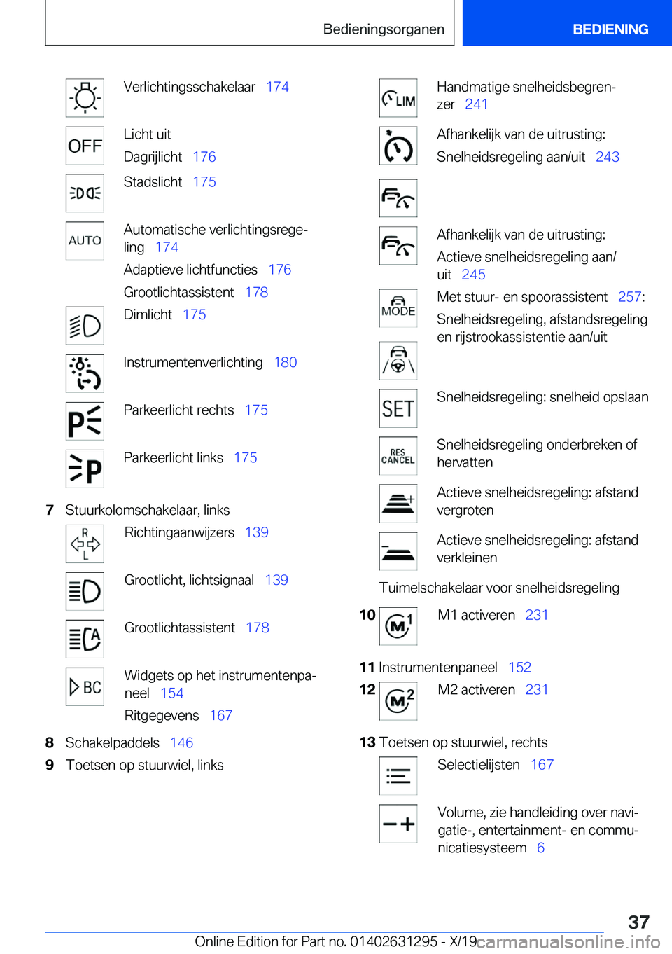 BMW M8 2020  Instructieboekjes (in Dutch) �V�e�r�l�i�c�h�t�i�n�g�s�s�c�h�a�k�e�l�a�a�r\_�1�7�4�L�i�c�h�t��u�i�t
�D�a�g�r�i�j�l�i�c�h�t\_ �1�7�6�S�t�a�d�s�l�i�c�h�t\_ �1�7�5�A�u�t�o�m�a�t�i�s�c�h�e��v�e�r�l�i�c�h�t�i�n�g�s�r�e�g�ej
�l