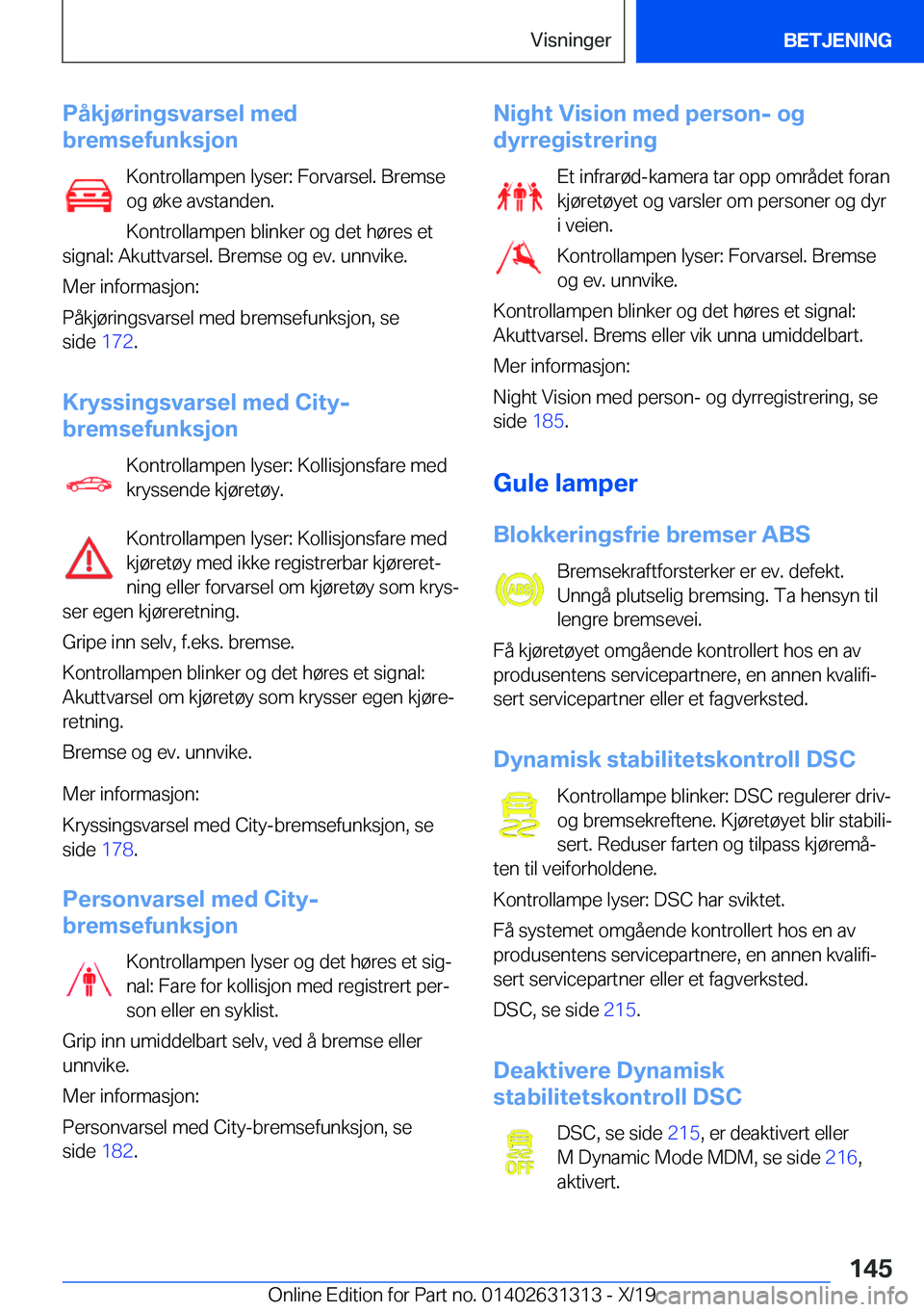 BMW M8 2020  InstruksjonsbØker (in Norwegian) �P�å�k�j�