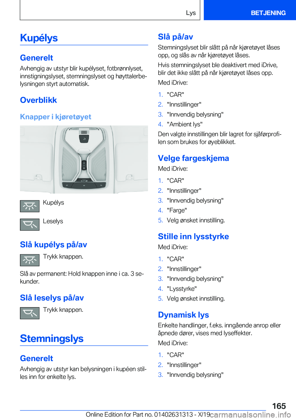 BMW M8 2020  InstruksjonsbØker (in Norwegian) �K�u�p�