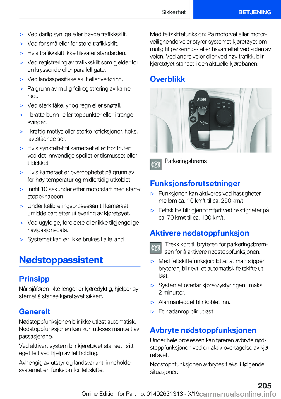 BMW M8 2020  InstruksjonsbØker (in Norwegian) 'x�V�e�d��d�å�r�l�i�g��s�y�n�l�i�g�e��e�l�l�e�r��b�